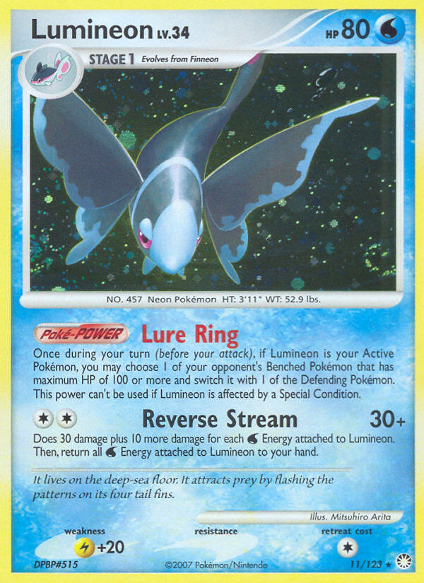 Mysterious Treasures Holo Lumineon #11/123